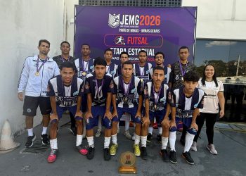 Escola Estadual conquista título inédito no futsal masculino do JEMG e se classifica para os Jogos da Juventude