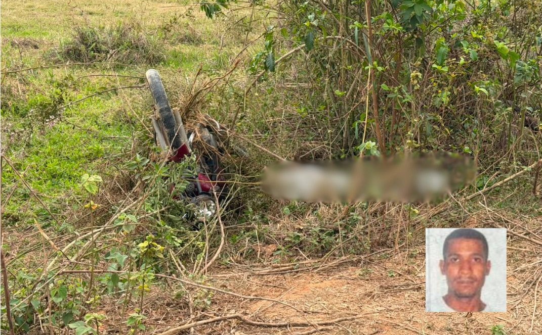 Motociclista morre após acidente na zona rural de Fernandes Tourinho 